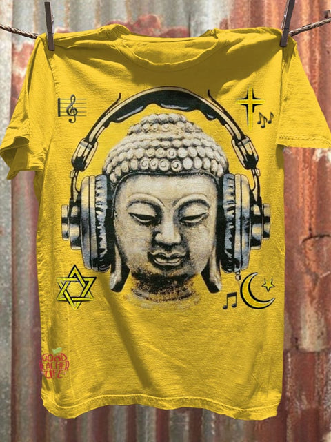 Buddha Art Casaul Short Sleeve T-shirt