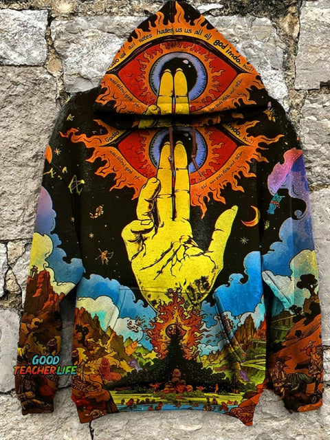 Abstrct Fantacy Art Print Casual  Sweatshirt