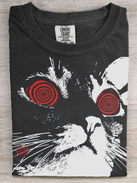 Cat Art Casaul Short Sleeve T-shirt