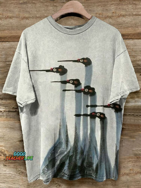 Bird Art Casaul Short Sleeve T-shirt