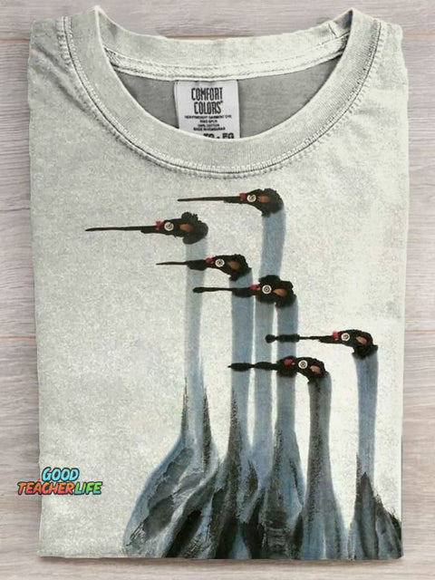 Bird Art Casaul Short Sleeve T-shirt