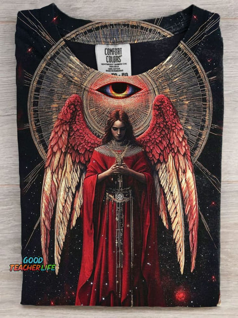 Fancy Art Print Casaul Short Sleeve T-shirt