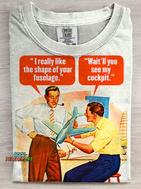 Funny Art Print Casaul Short Sleeve T-shirt