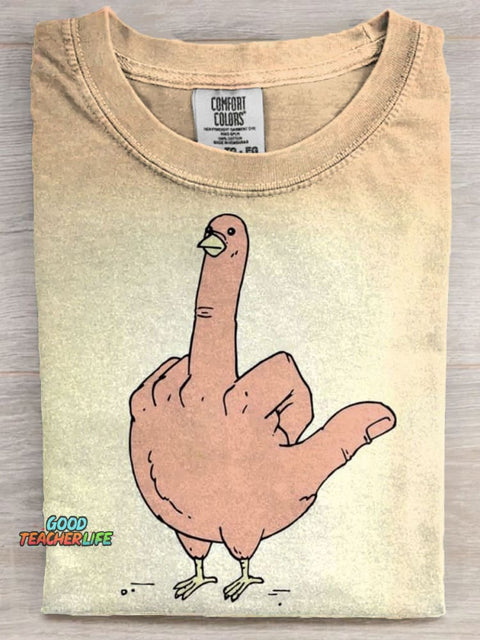 Funny Art Print Casaul Short Sleeve T-shirt