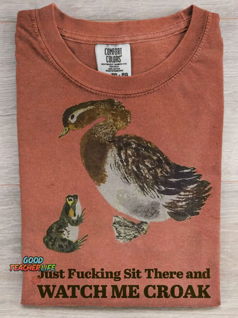 Vinatge Funny Art Casaul Short Sleeve T-shirt