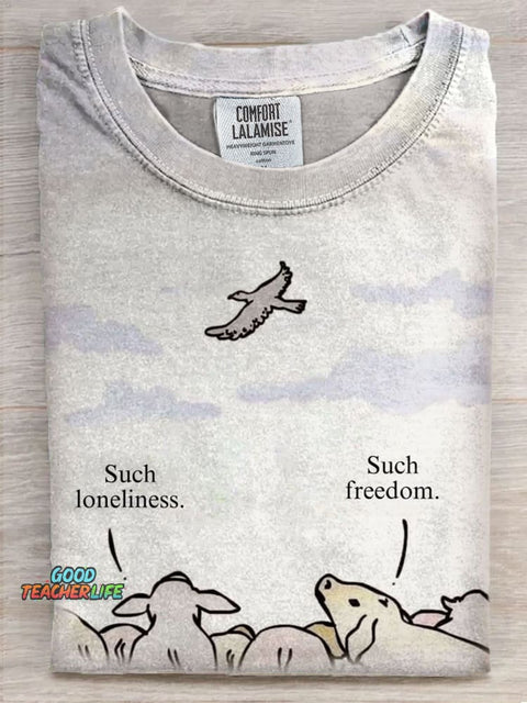 Funny Art Print Casaul Short Sleeve T-shirt
