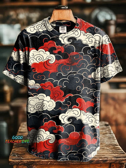 Cloud Art Print Short Sleeve T-shirt