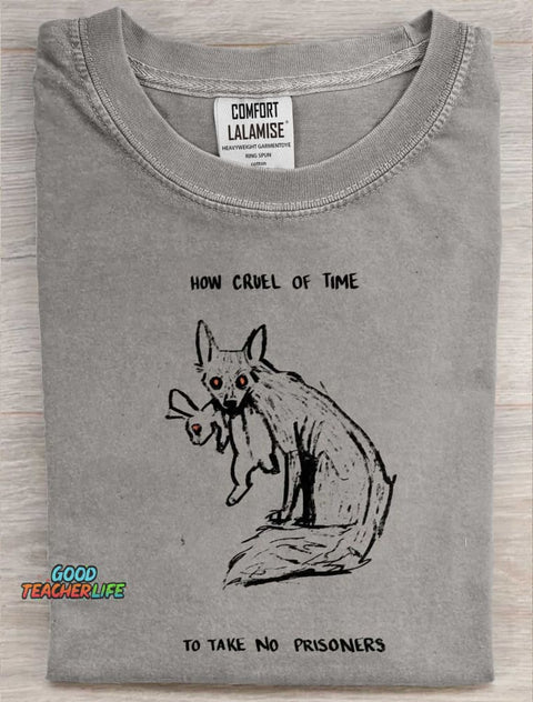 Art Print Casual Short Sleeve T-shirt