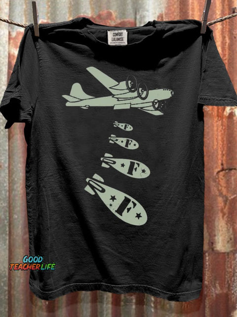 F Bombs Art Print Casaul Short Sleeve T-shirt