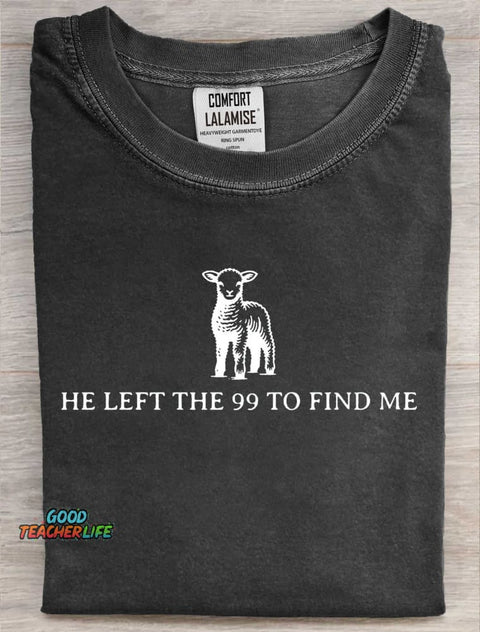 He Left The 99 Art Print Casaul Short SleeveT-shirt