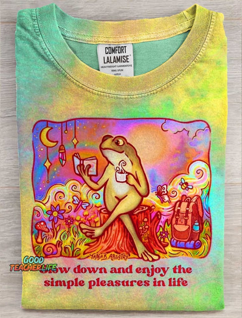 inspir SayingArt Print Casual Short Sleeve T-shirt