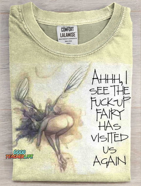 Funny Art Print Casual Short Sleeve T-shirt