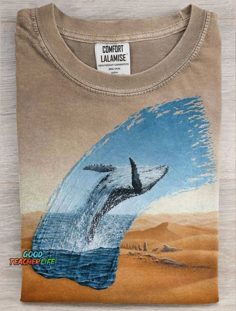 Painting Art Print Casual Short Sleeve T-shirt