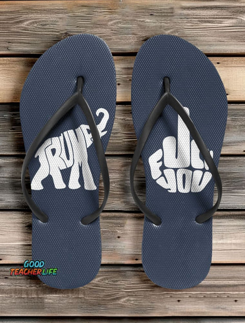 Funny FDT Art Print Flip-Flop