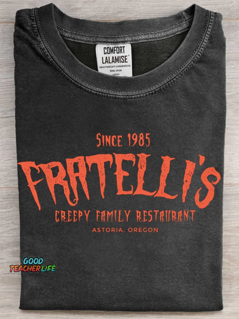 Fratellis Familly Restaurant Art Print Casual Short Sleeve T-shirt