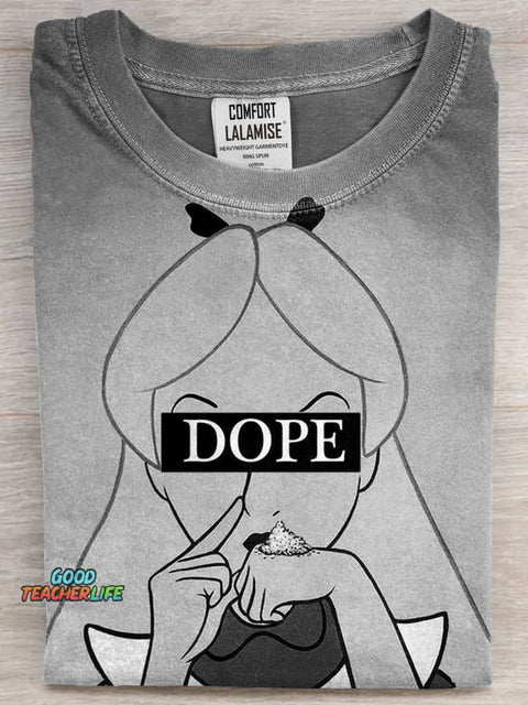 Dope Art Print Casual Short Sleeve T-shirt