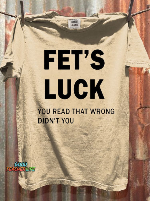 Funny Letter Art Print Casaul Short Sleeve T-shirt