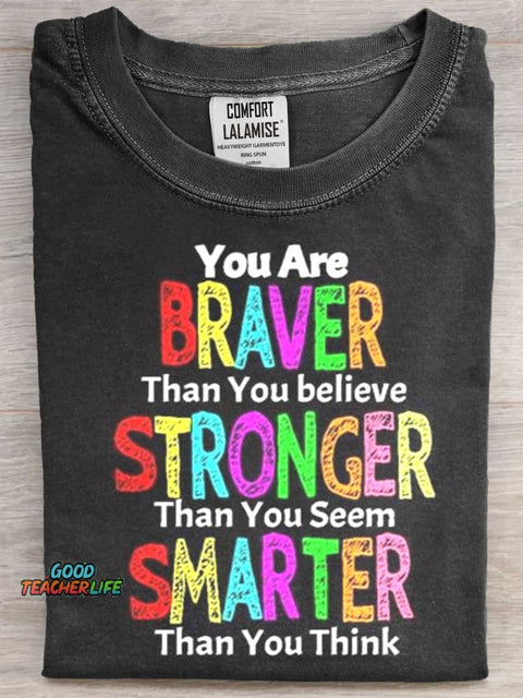 You Are Than You Think Art Print Casaul Short Sleeve T-shirt