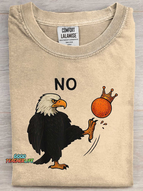 Funny No Kings In America Art Print Short Sleeve T-shirt