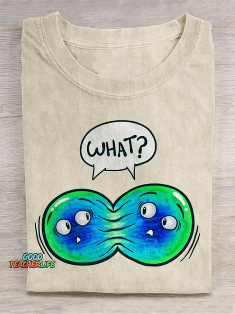 Cell Division Casual Print T-Shirt