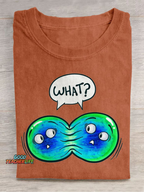 Cell Division Casual Print T-Shirt