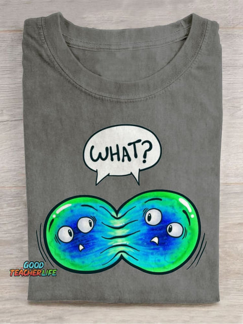 Cell Division Casual Print T-Shirt