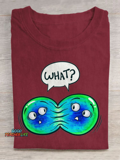 Cell Division Casual Print T-Shirt
