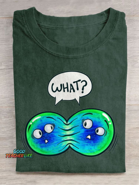 Cell Division Casual Print T-Shirt
