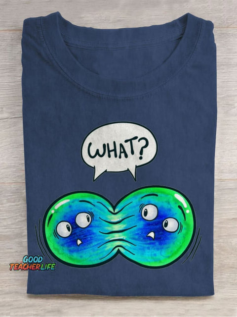 Cell Division Casual Print T-Shirt