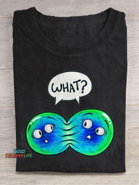 Cell Division Casual Print T-Shirt