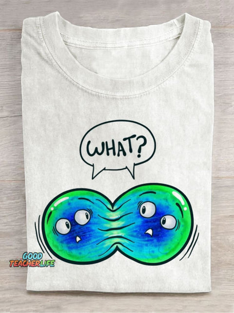 Cell Division Casual Print T-Shirt