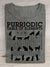 Periodic Table Cat Casual Print T-Shirt
