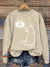 Science Cat Vintage Print Casual Sweatshirt