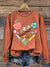 Teacher Cute Vintage Print Casual Sweatshirt