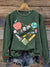 Teacher Cute Vintage Print Casual Sweatshirt