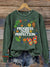 Progress Over Perfection Vintage Print Casual Sweatshirt