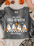 Halloween Cute Teacher Vintage Print Casual Sweatshirt