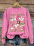 Fun Goose Teacher Vintage Print Casual Sweatshirt