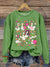 Fun Goose Teacher Vintage Print Casual Sweatshirt