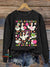 Fun Goose Teacher Vintage Print Casual Sweatshirt