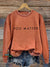 You Matter Vintage Print Casual Sweatshirt