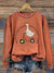 Silly Goose Vintage Print Casual Sweatshirt