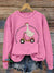 Silly Goose Vintage Print Casual Sweatshirt