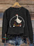 Silly Goose Vintage Print Casual Sweatshirt