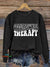 Occupational Therapy Vintage Print Casual Sweatshirt