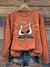 Funny Teacher Vintage Print Casual Sweatshirt