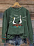 Funny Teacher Vintage Print Casual Sweatshirt