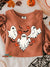 Funny Cute Halloween Vintage Print Casual Sweatshirt