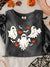 Funny Cute Halloween Vintage Print Casual Sweatshirt