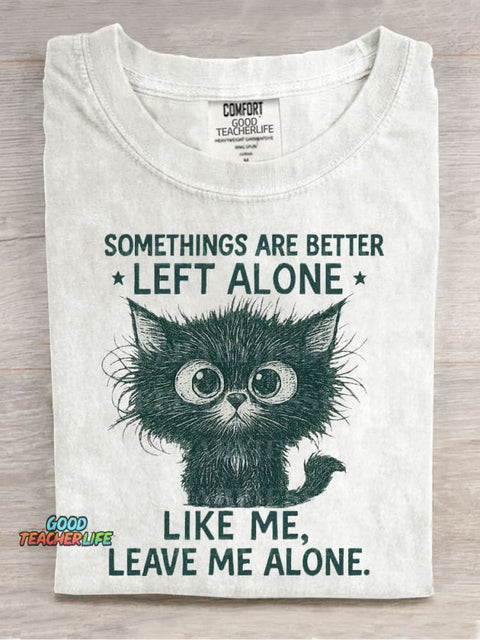 Cat Cute Casual Print T-Shirt